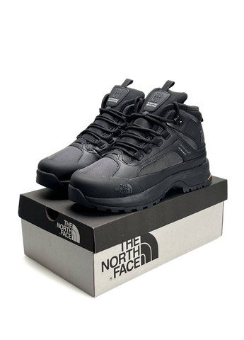 Темно-сірі Зимовий кросівки чоловічі the north face x No Brand SOUKUU Glenclyffe Fur Black Dark Grey