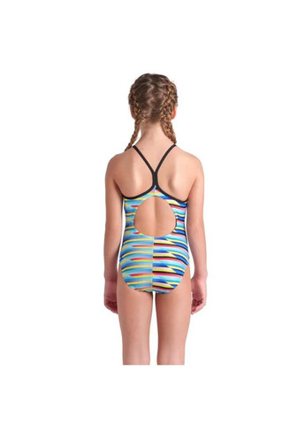 Комбинированный демисезонный купальник для девочек racing stripe swimsuit lightdr мультиколор Arena