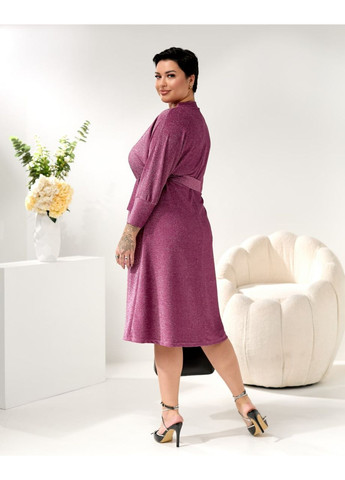 Вишнева кежуал сукня зоряна MeeLan однотонна