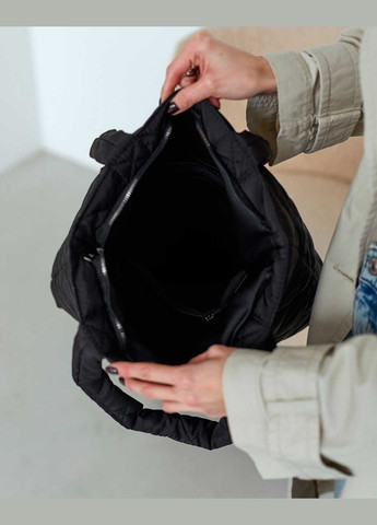 Сумка жіноча крос боді нейлонова стьобана (wel-67254) Чорна WeLassie (299984654)