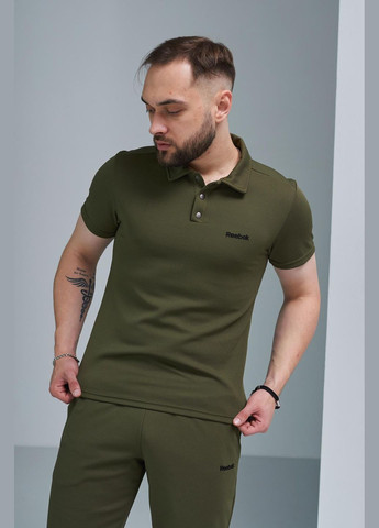 Поло чоловіче хакі No Brand (359379849)