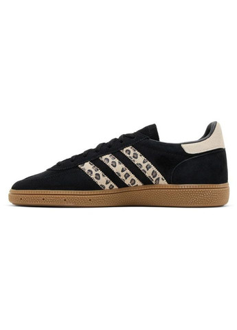 Черные кроссовки handball spezial black wonder leopard - jh9092 No Brand