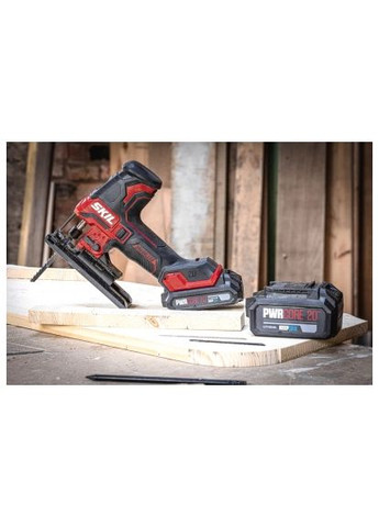 Електролобзик (SW1E3440CA+BC1E3110AA) Skil акумуляторний безщітковий, 3440 CA Compact, 2.5Ah (358066624)