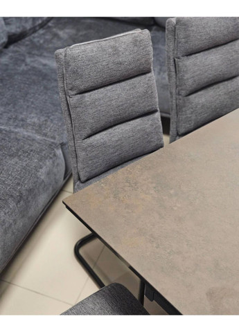 Стіл обідній розкладний WESTIN CERAMIC Бронзовий Ossido Bruno / Чорний мат (160-240)X90 WESTINBROC160 Signal (372178149)