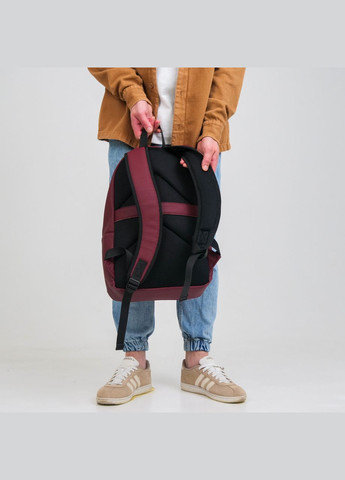 Міський рюкзак з екошкіри бордового кольору із відділенням під ноутбук ToBeYou x (293247134)