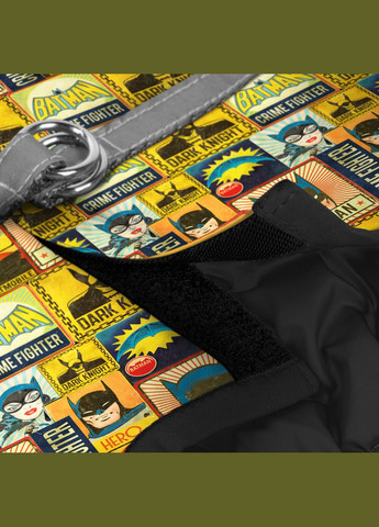 Шлея для собак м'яка Clothes "Бетмен вінтаж" XS2, В 28-31 см С 20-22 см WAUDOG (279568850)