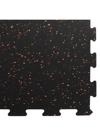 Килимок-пазл під тренажер гумовий 1шт 60x60x0,6см (чорний) (FI-5348-1) Zelart (361435695)