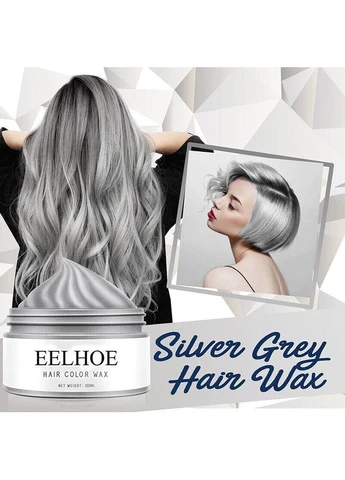 Временная смываемая краска для волос Silver Gray No Brand (386504532)