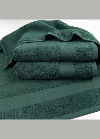 GM Textile набір махрових рушників зеро твіст бордюр 2шт 50x90см, 70x140см 550г/м2 (зелений) зелений виробництво -