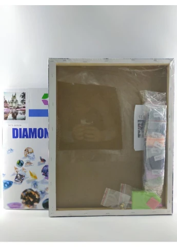 Пейзаж розовое дерево 40/50 на подрамнике квадратные алмазы No Brand (378364353)