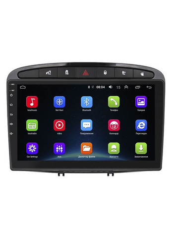 Штатная магнитола 9" для Peugeot 408 I 2012-2017 2/32Gb Black/ Wi-Fi GPS Base Пожо 12 шт. Lesko (336202025)