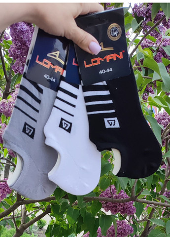 Сліди бавовняні з силіконовою вставкою на п'ятці (6 пар) Житомир Lomani (331290945)