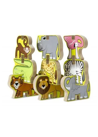 Развивающая игрушка Деревянная головоломка-сортер Сафари (MD9024) Melissa & Doug Деревянная головоломка-укладка Сафари (401739703)