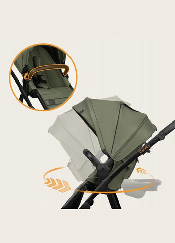 Универсальная коляска 3 в 1 AMBER PLUS GREEN FOREST Lionelo (336383316)