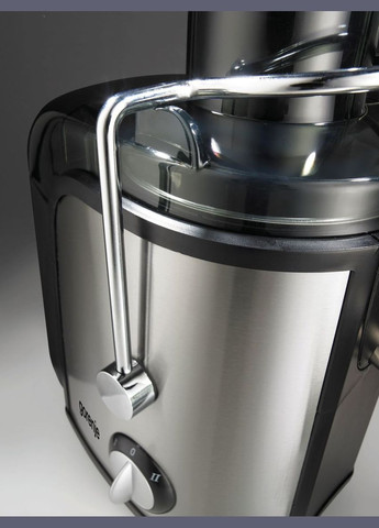 Соковыжималка отцентрированная 800Вт, чаша 1.1л, жмых-1.5л, желоб на целое яблоко, пластик/металл, черный Gorenje (315604851)