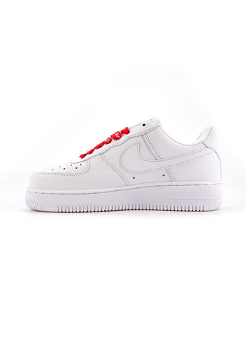 Білі Осінні кросівки чоловічі nike air force 1 x supreme white найк аір форс 1 преміум No Brand