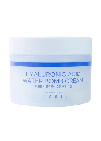Зволожуючий крем для обличчя Гіалурон Hyaluronic Acid Water Bomb Cream 150 мл Jigott (289134750)