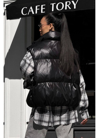 Жилет Хат, цвет Черный Jadone Fashion (367831696)