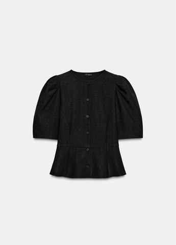 Графитовая блузка Zara