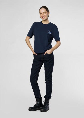 Синяя футболка унисекс синяя Arber T-SHIRT FF19