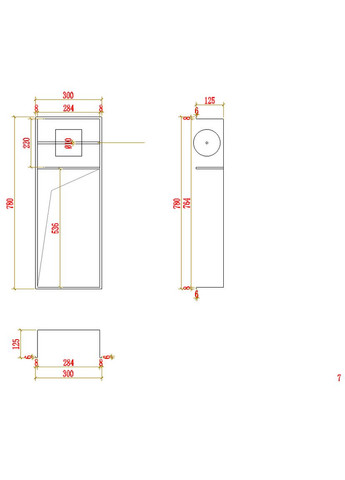 Полка в туалет металлическая встроенная черная TB-78 Nett (336933062)