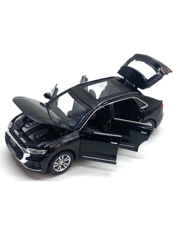 Машинка металлическая Q8 черная 1:32 свет, звук, инерция GT 08198 Audi (317546254)