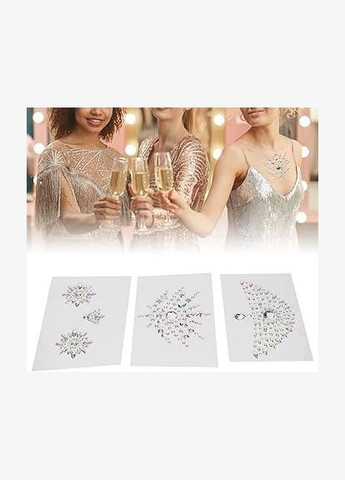 Наклейки для грудей Indiscrets Mimi - Black Bijoux (334709893)