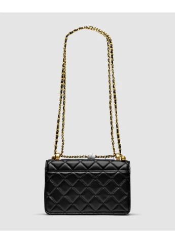 Сумка Chanel Calfskin Quilted Perfect Fit Wallet On Chain Black / Gold Шанель (377507410)