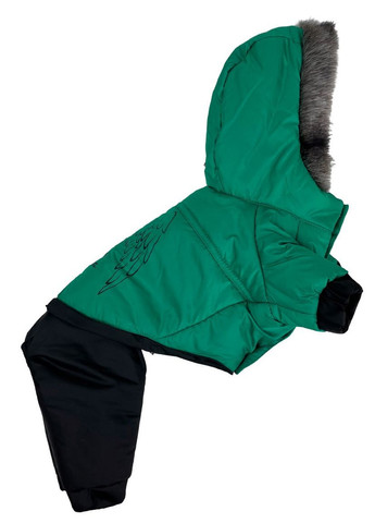 Комбинезон зимний для собак, зеленый, размер 5 Dogs Bomba (335841336)