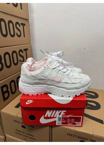 Білі кросівки чоловічі nike p-6000 white pink найк п-6000 білі демісезон No Brand