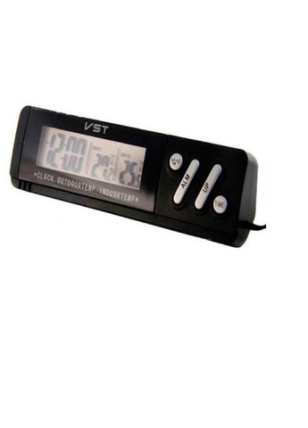 Автомобильные часы 7067 с термометром VST (282927666)