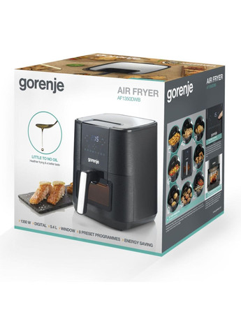 Мультипечь AF 1350 DWB 1350 Вт серая Gorenje (359701633)