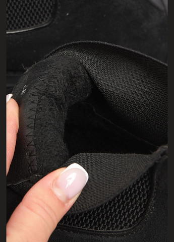 Осенние ботинки женские демисезонные черного цвета дезерты Let's Shop без декора из искусственной кожи