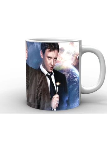 Чашка з принтом біла Доктор Хто Doctor Who Доктор Хто 4 сезон DW.02.021.198 Кружка керамічна 0,33 GeekLand (378961859)