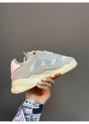 КРОССОВКИ ЖЕНСКИЕ ADIDAS NITEBALL BEIGE ORANGE АДИДАС НАЙТБОЛ БЕЖЕВЫЕ No Brand бежевые демисезоны (391066447)