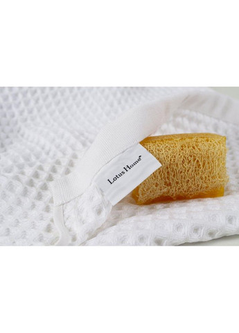 Lotus полотенце home - waffle white белый 50*90 белый производство -