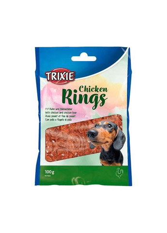 Лакомство для собак Chicken Rings с курицей, 100г Trixie (292258540)