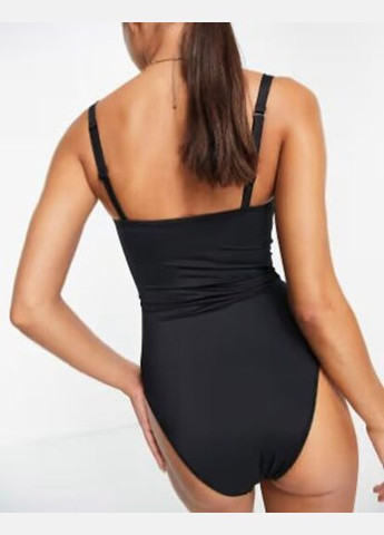 Черный демисезонный купальник слитный Asos 101344896