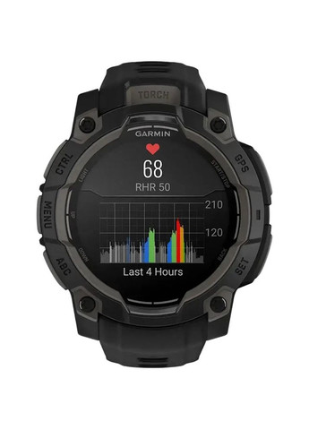 Смарт-годинник Instinct 3 Amoled (45 мм) Black with Black Band (010-02936-00) Garmin (324021772)