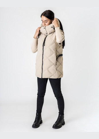 Бежевый зимний Пуховик Towmy