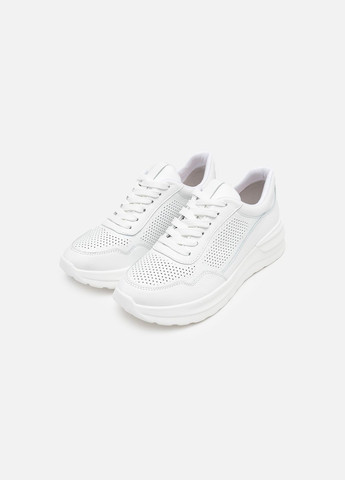 Белые демисезонные женские кроссовки цвет белый цб-00243120 Yuki