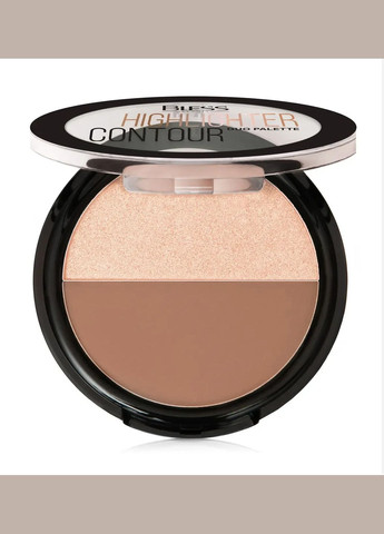 Палетка для контурінгу Duo Palette Highlighter Contour №01 Bless Beauty (302490433)