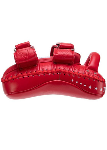 Пади для тайського боксу Тай-педи з натуральної шкіри (2шт) KING Super Pro (підтримка для рук, р-р S 35х17х8см, червоний) Top King Boxing (361435858)