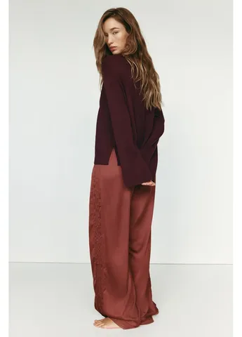 Бордовий демісезонний светр H&M