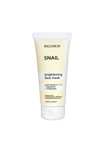 Маска для лица Snail Face Mask с муцином улитки 100 мл Hollyskin (338426537)