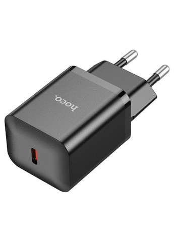 Мережевий зарядний пристрій N27 Innovative single port PD20W charger Black Hoco (367724207)