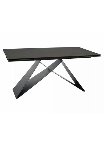 Стіл обідній розкладний WESTIN CERAMIC Бронзовий Ossido Bruno / Чорний мат (160-240)X90 WESTINBROC160 Signal (372178149)