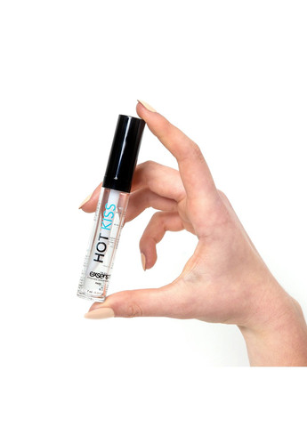 Стимулювальний блиск для губ Coconut Hot Kiss 7 мл, зігріває та охолоджує Exsens (366876383)
