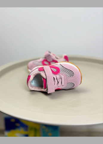Рожеві літні дитячі кросівки рожевий 1518 No Brand