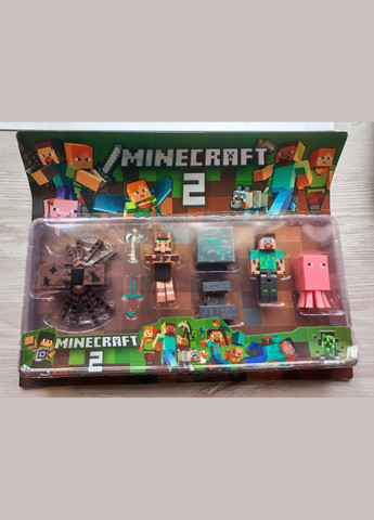 Набір колекційних фігурок Майнкрафт з аксесуарами (4) No Brand (348118672)